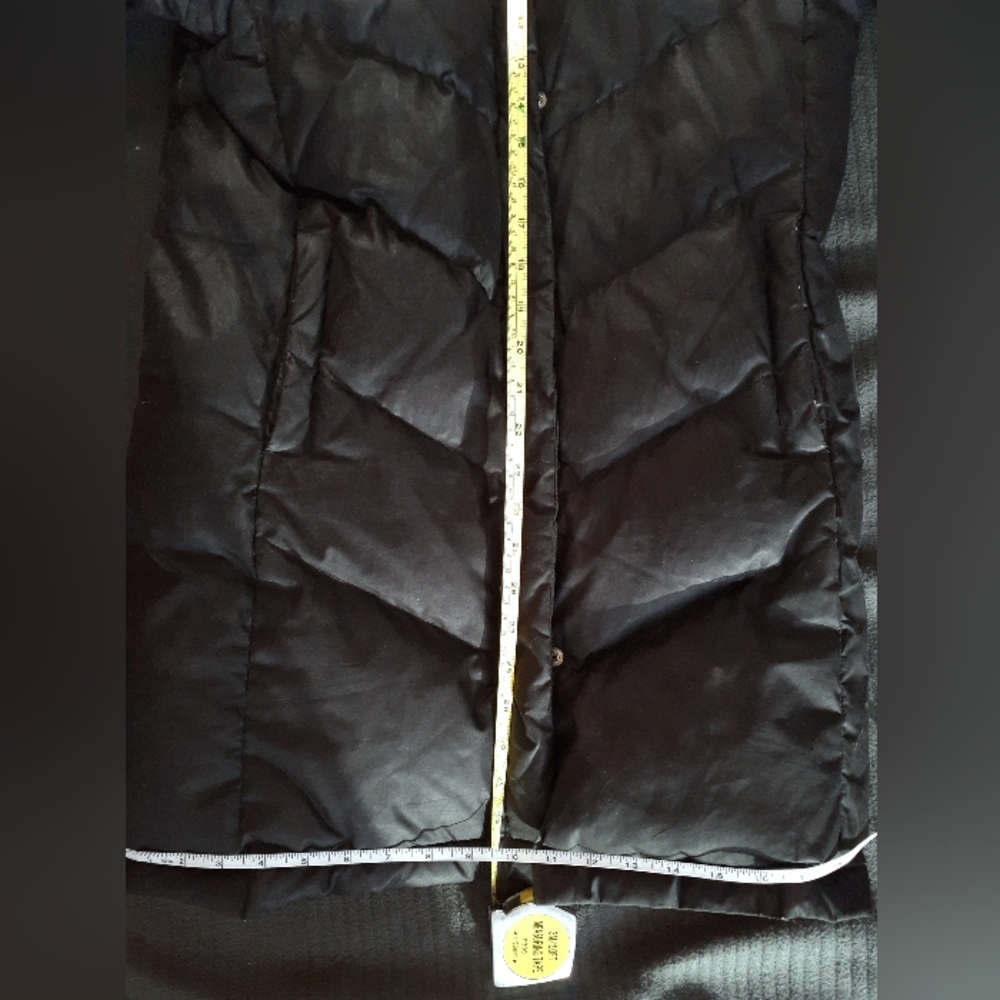 Down-filled, fleece-lined winter coat for kids or adults, with detachable hood. - Picture 12 of 12